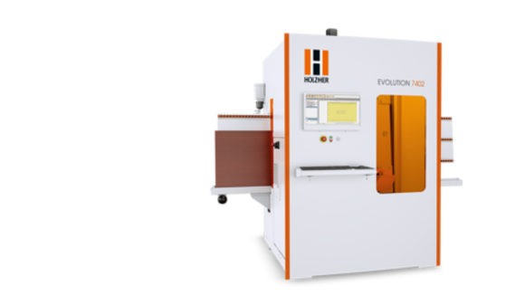 La HOLZHER EVOLUTION 7402 Le centre de perçage et de fraisage EVOLUTION 7402 de HOLZ-HER