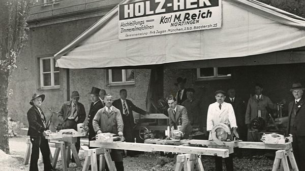 1925: Machines pour les charpentiers Historique HOLZHER: 1925